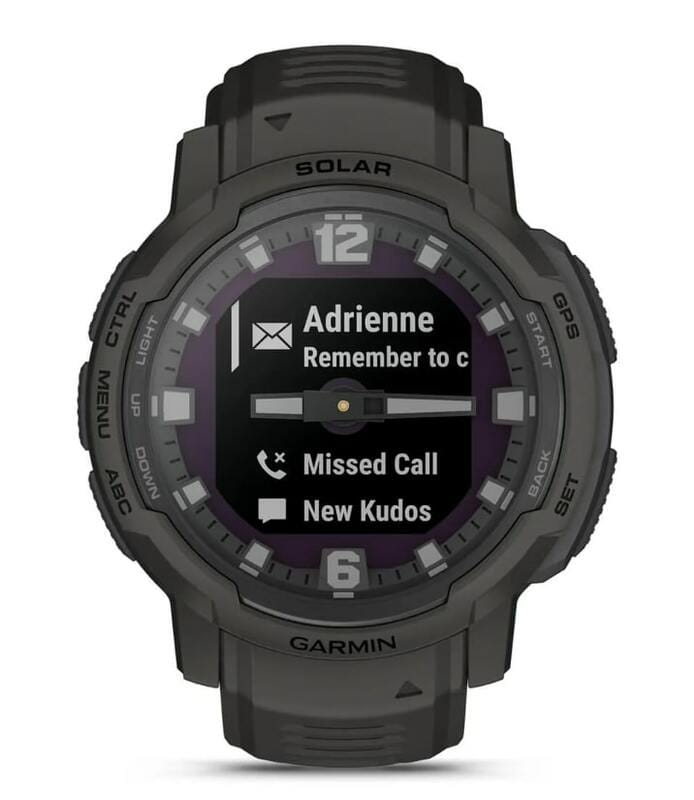 Смарт-годинник Garmin Instinct Crossover Solar Graphite (010-02730-01)
