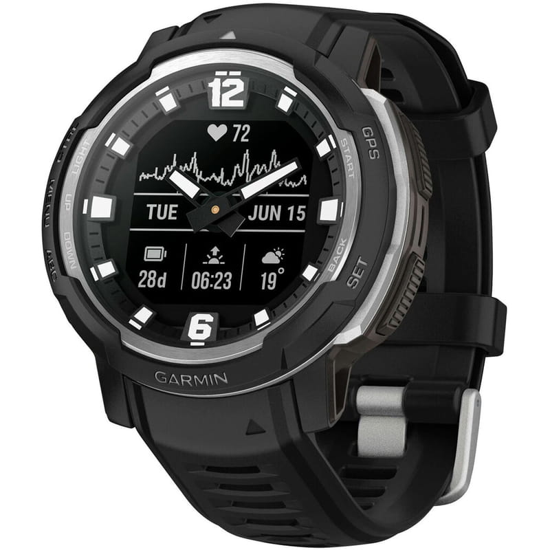 Смарт-часы Garmin Instinct Crossover Black (010-02730-03)