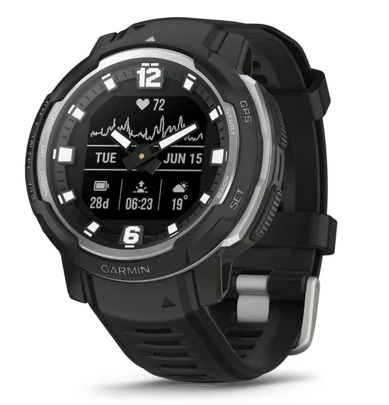 Смарт-годинник Garmin Instinct Crossover Black (010-02730-03)