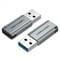 Фото - Адаптер Vention USB - USB Type-C V 3.0 (M/F) Gray (CDPH0) | click.ua