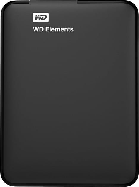 Внешний жесткий диск 2.5" USB 1.0Tb WD Elements Black (WDBUZG0010BBK-WESN)