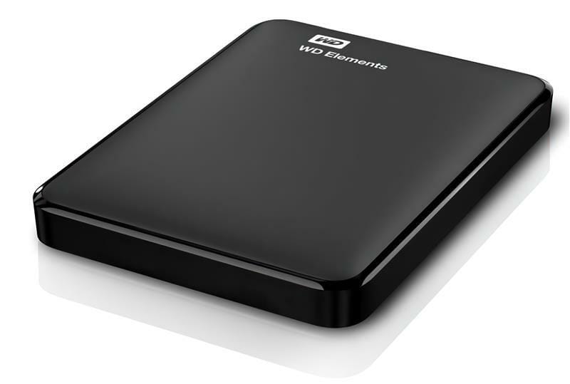 Внешний жесткий диск 2.5" USB 1.0Tb WD Elements Black (WDBUZG0010BBK-WESN)