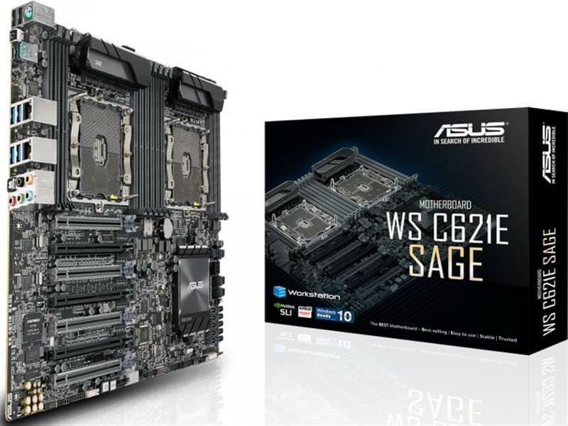 Материнська плата Asus WS C621E Sage BMC Socket 3647