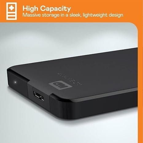 Внешний жесткий диск 2.5" USB 2.0TB WD Elements Portable Black (WDBU6Y0020BBK-WESN)