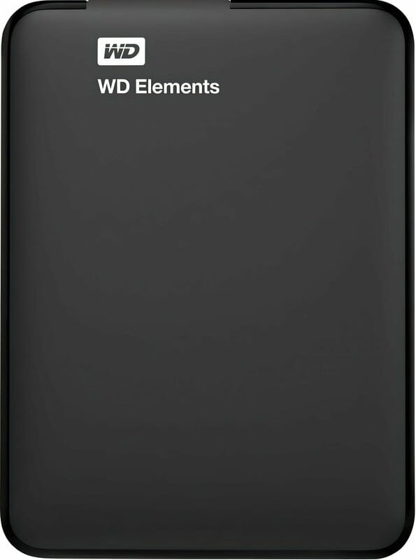 Внешний жесткий диск 2.5" USB 2.0TB WD Elements Portable Black (WDBU6Y0020BBK-WESN)