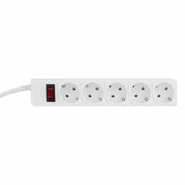 Фільтр живлення ProLogix (PRS-P5CU-30W) 3.5 кВт, 5 розеток, 3 м, мідь, білий