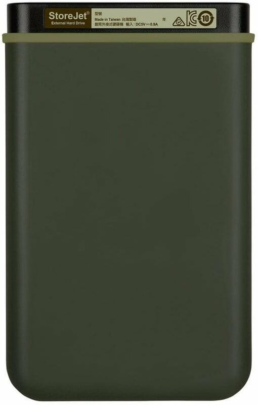 Внешний жесткий диск 2.5" USB 2.0TB Transcend StoreJet 25M3 Military Green Slim (TS2TSJ25M3G)