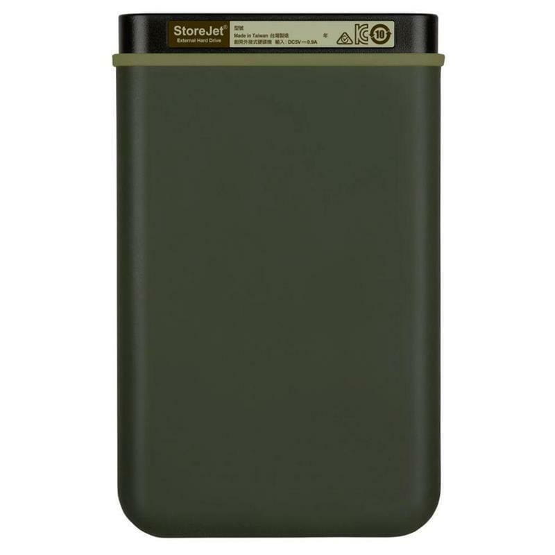 Внешний жесткий диск 2.5" USB 1.0TB Transcend StoreJet 25M3 Military Green Slim (TS1TSJ25M3G)
