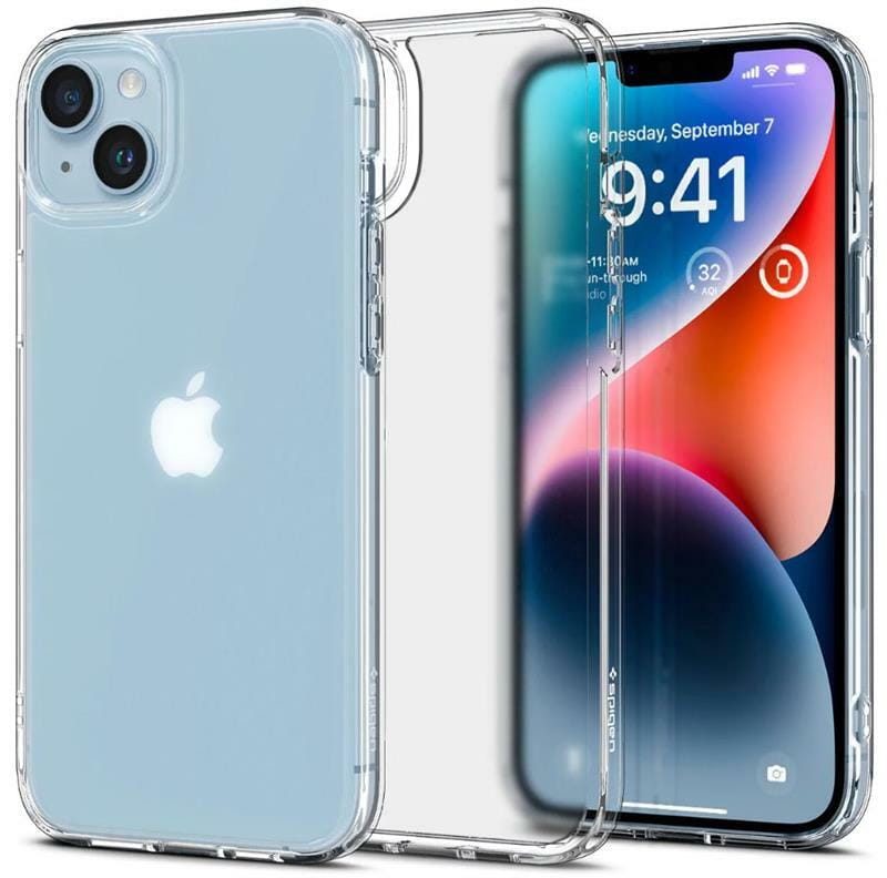 Чeхол-накладка Spigen Ultra Hybrid для Apple iPhone 14 Frost Clear (ACS05046)