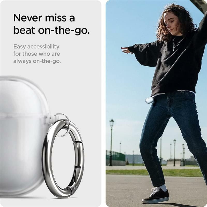 Чохол Spigen Ultra Hybrid для Apple AirPods3 Crystal Clear (ASD01981)