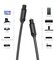Фото - Кабель Vention Toslink - Toslink (M/M), 1.5 м, Black (BAEBG) | click.ua