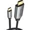 Фото - Кабель Vention HDMI - USB Type-C (M/M), V 2.0, 1.5 м, черный/серый (CRBBG) | click.ua
