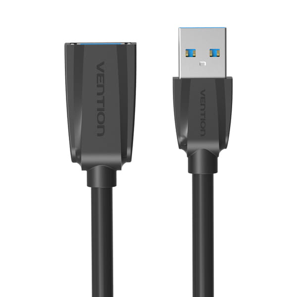 Кабель Vention USB - USB V 3.0 (M/F), 3 м, Black (VAS-A45-B300)