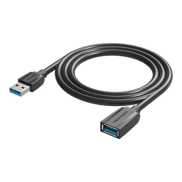 Кабель Vention USB - USB V 3.0 (M/F), 3 м, Black (VAS-A45-B300)