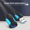 Фото - Подовжувач Vention Flat USB - USB (M/F), 3 м, Black (VAS-A13-B300) | click.ua