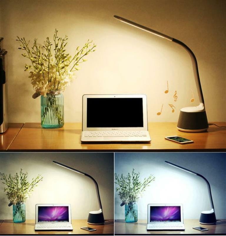 Настольная лампа Remax RBL-L3 Desk Lamp Bl Speaker White (6954851261100)