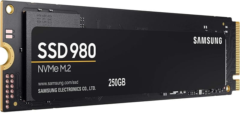 Накопитель SSD  250GB Samsung 980 M.2 PCIe 3.0 x4 NVMe V-NAND MLC (MZ-V8V250BW)