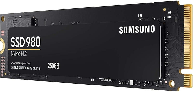 Накопитель SSD  250GB Samsung 980 M.2 PCIe 3.0 x4 NVMe V-NAND MLC (MZ-V8V250BW)
