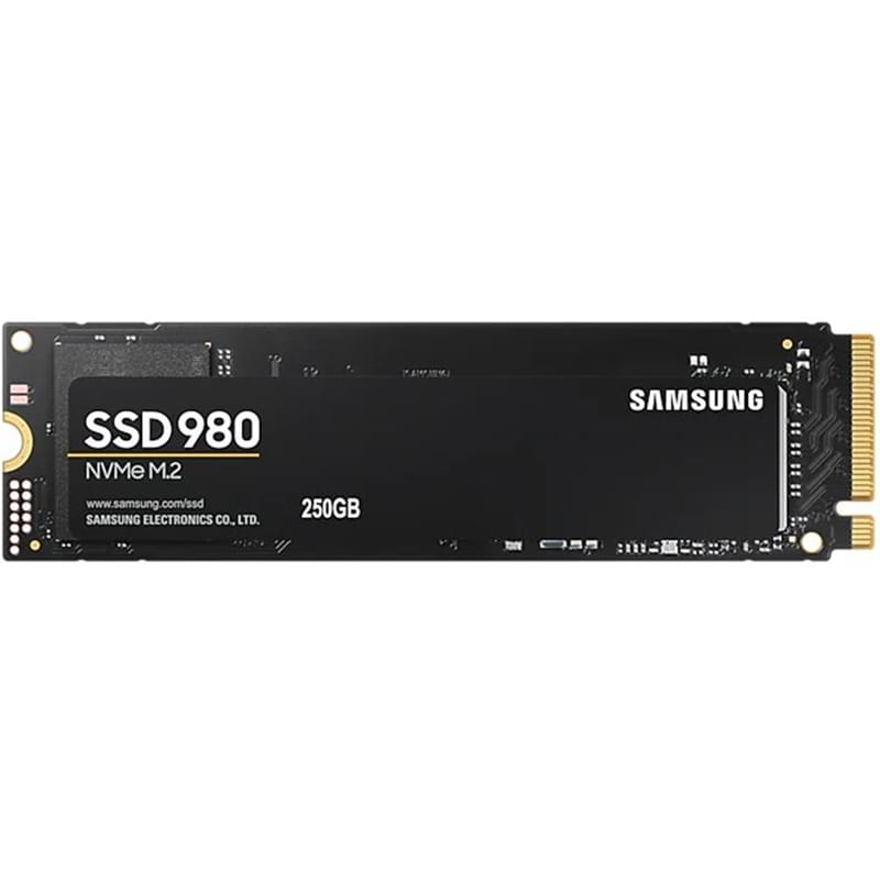 Накопичувач SSD  250GB Samsung 980 M.2 PCIe 3.0 x4 NVMe V-NAND MLC (MZ-V8V250BW)