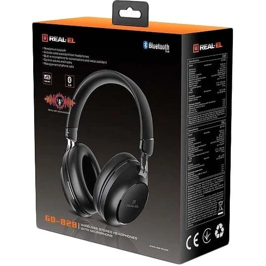 Bluetooth-гарнитура REAL-EL GD-828 Black