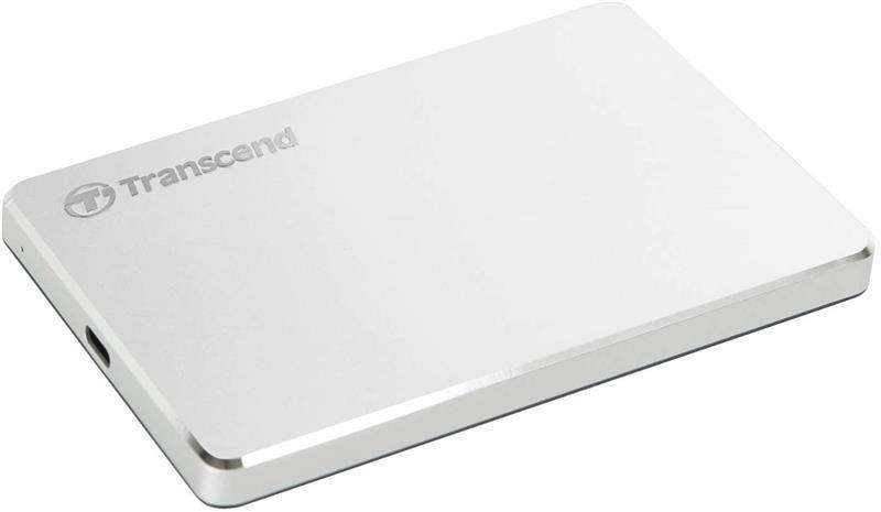 Накопичувач зовнiшнiй HDD ext 2.5" USB 2.0TB Transcend StoreJet 25C3S Silver (TS2TSJ25C3S)