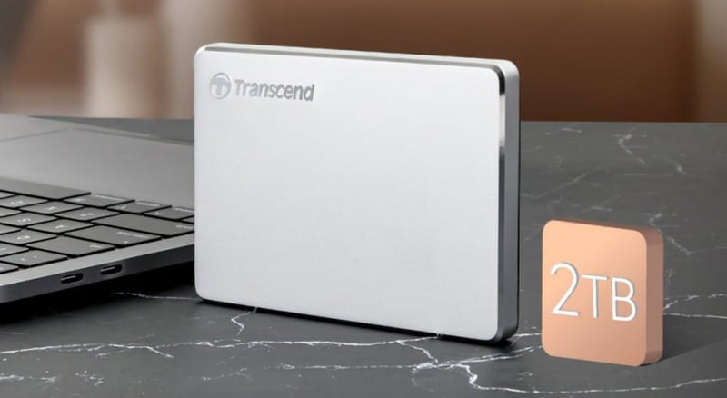 Накопичувач зовнiшнiй HDD ext 2.5" USB 2.0TB Transcend StoreJet 25C3S Silver (TS2TSJ25C3S)