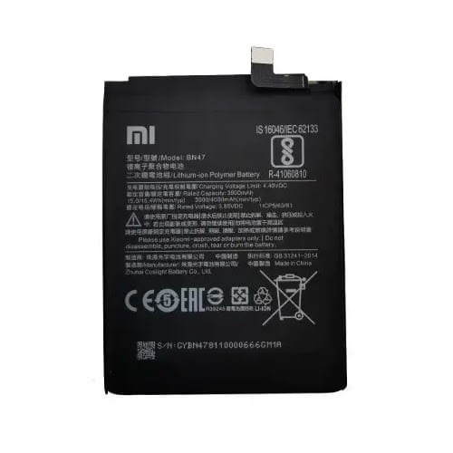 АКБ Xiaomi Redmi 6 Pro/Mi A2 Lite (BN47) (оригинал 100%, тех. упаковка) (A20839)