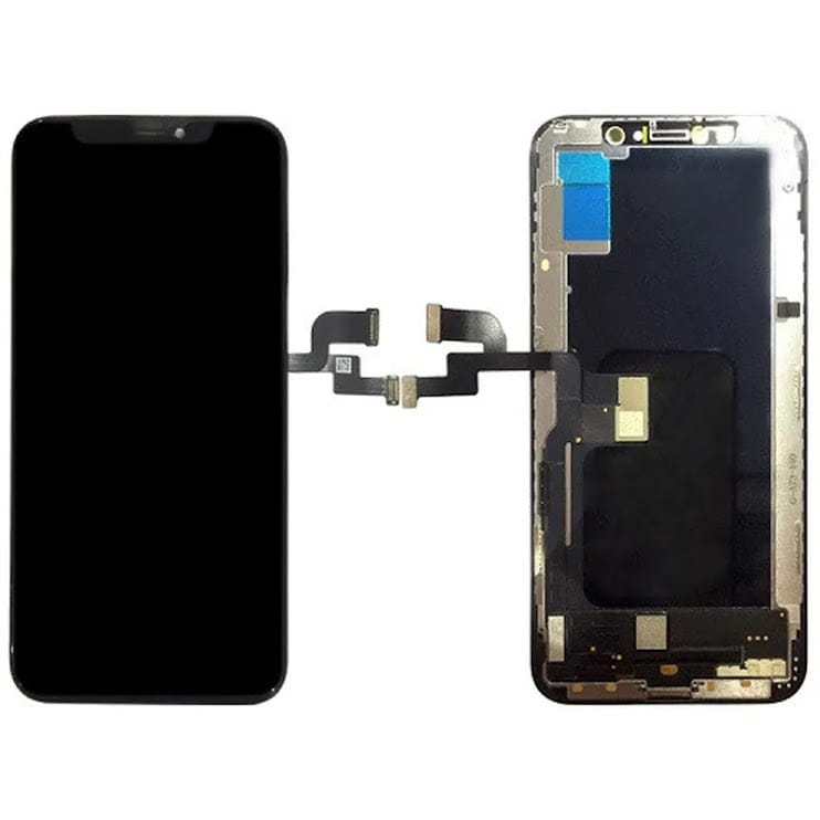 Дисплей iPhone XS у зборі з сенсором та рамкою black (GX Hard OLED) (I17886)