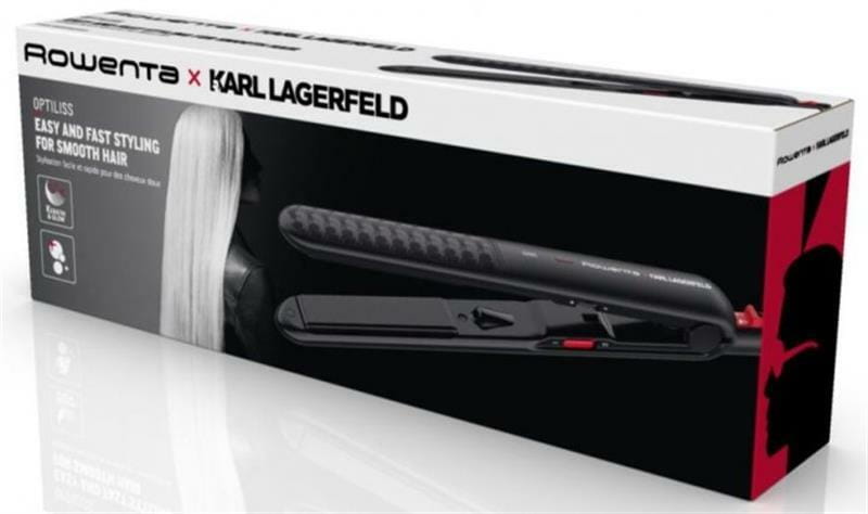 Утюжок (выпрямитель) для волос Rowenta x Karl Lagerfeld Optiliss SF323LF0