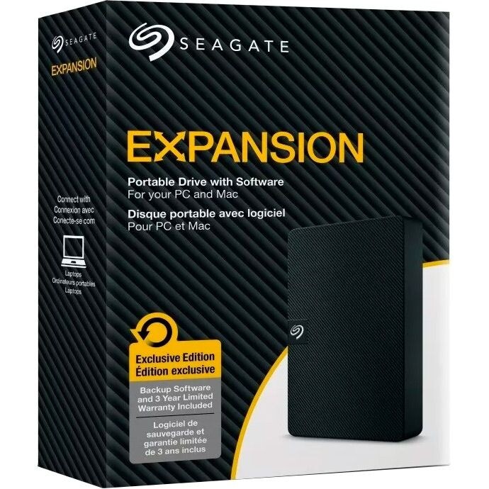 Зовнішній жорсткий диск 2.5" USB 5.0TB Seagate Expansion Portable Black (STKM5000400)