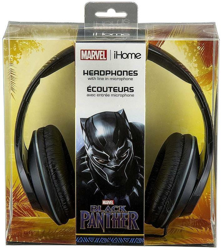 Гарнитура eKids iHome Marvel Black Panther Mic (VI-M40BP.FXV8M)