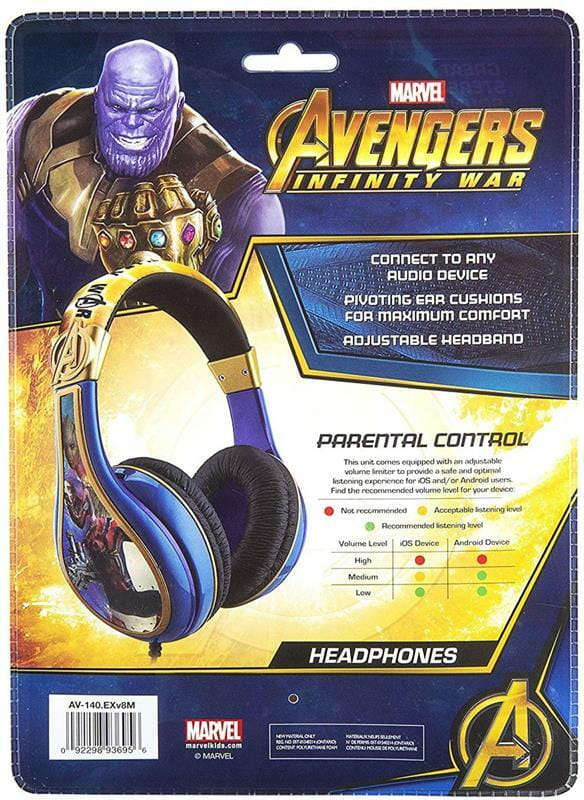 Навушники eKids Marvel Avengers Infinity War Kid-friendly Volume (AV-140.EXV8M)