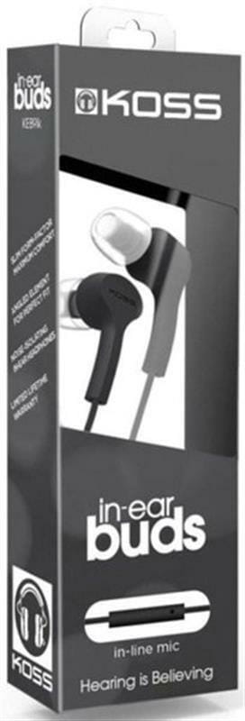 Гарнитура KOSS KEB9iK Mic Black (192526)
