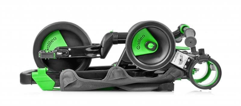 Велосипед триколісний Galileo Strollcycle Black Green (GB-1002-G)