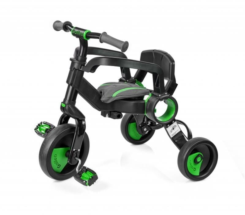 Велосипед триколісний Galileo Strollcycle Black Green (GB-1002-G)