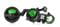 Фото - Велосипед триколісний Galileo Strollcycle Black Green (GB-1002-G) | click.ua