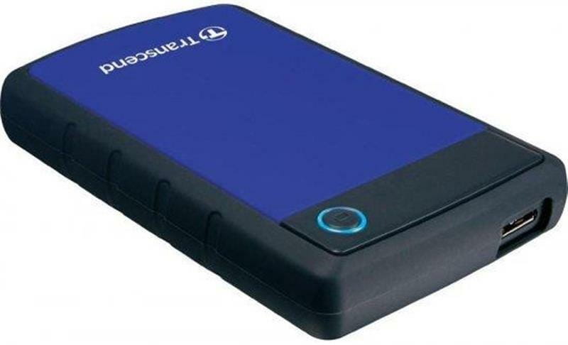 Накопичувач зовнiшнiй 2.5" USB 4.0TB Transcend StoreJet 25H3 Navy Blue (TS4TSJ25H3B)
