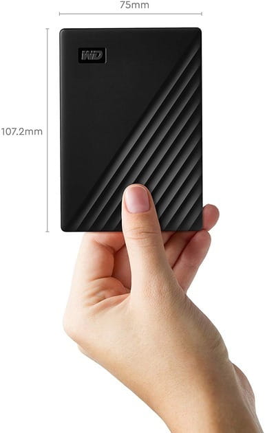 Внешний жесткий диск 2.5" USB 1.0TB WD My Passport Black (WDBYVG0010BBK-WESN)