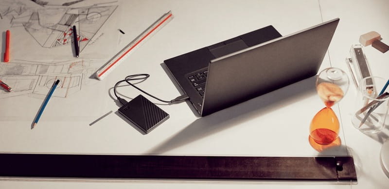 Внешний жесткий диск 2.5" USB 1.0TB WD My Passport Black (WDBYVG0010BBK-WESN)