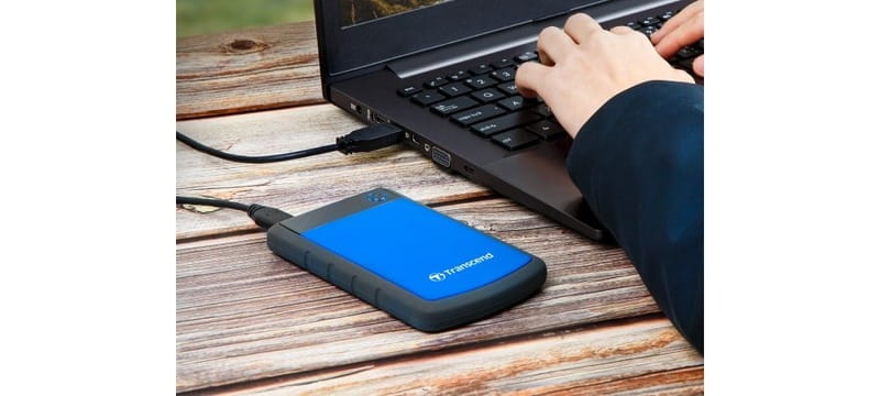 Зовнішній жорсткий диск 2.5" USB 2.0TB Transcend StoreJet (TS2TSJ25H3B)