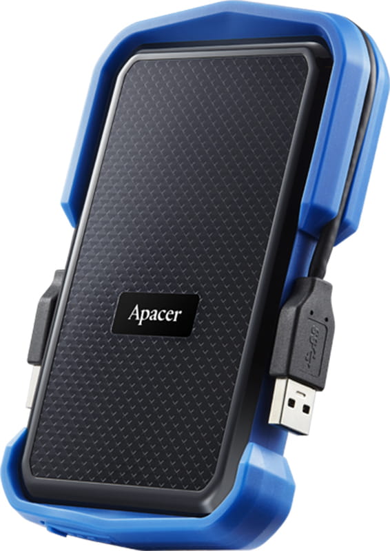 Внешний жесткий диск 2.5" USB 2.0TB Apacer AC631 Black/Blue (AP2TBAC631U-1)