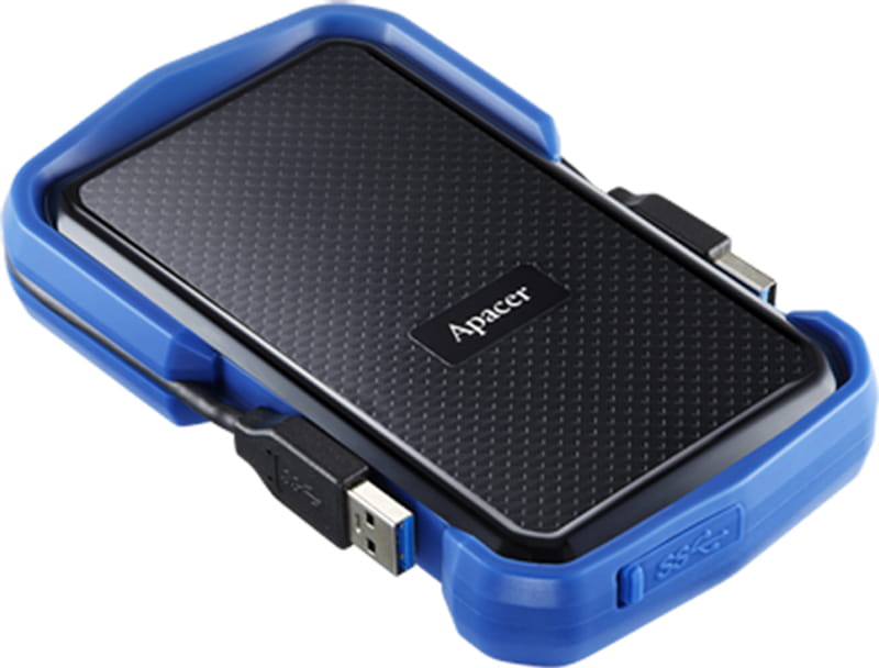 Внешний жесткий диск 2.5" USB 2.0TB Apacer AC631 Black/Blue (AP2TBAC631U-1)