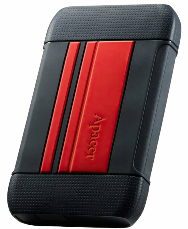 Внешний жесткий диск 2.5" USB 1.0TB Apacer AC633 Black/Red (AP1TBAC633R-1)