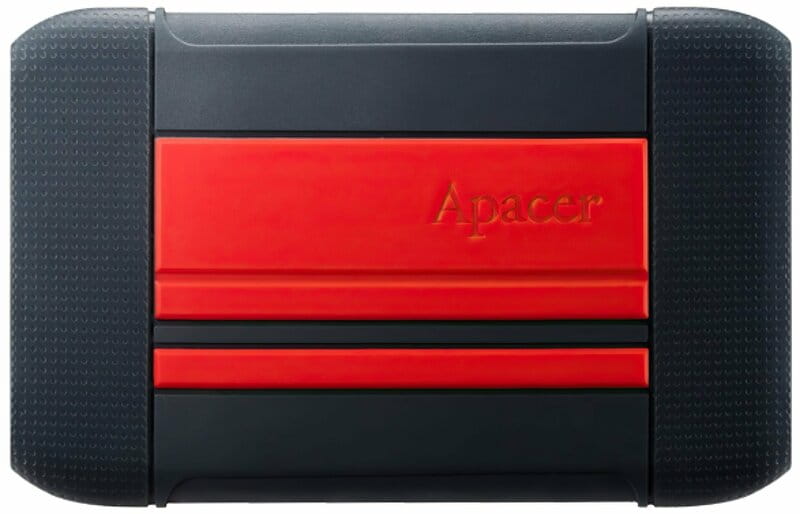 Зовнішній жорсткий диск 2.5" USB 1TB Apacer AC633 Black/Red (AP1TBAC633R-1)