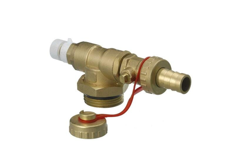 Торцевая секция Danfoss FHF-EM с ручным отводом воздуха (088U0786)