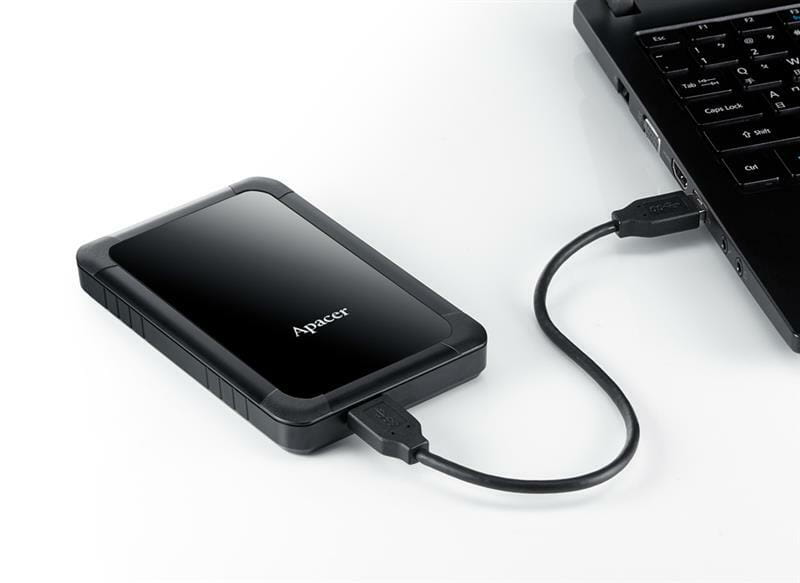 Внешний жесткий диск 2.5" USB 1.0TB Apacer AC532 Black (AP1TBAC532B-1)