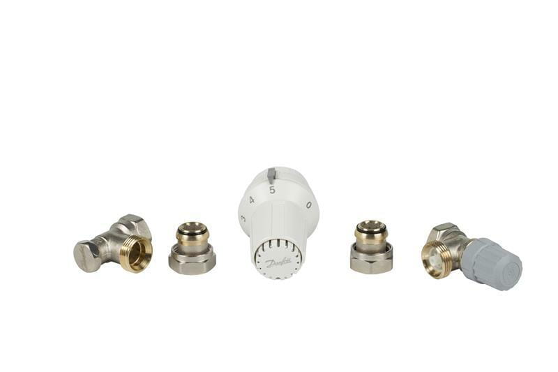 Комплект термостатический Danfoss RAS-C2 + RA - FN + RLV 1/2", угловой (013G2228)