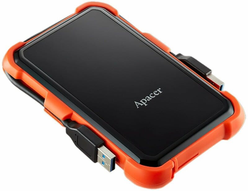 Внешний жесткий диск 2.5" USB 1.0TB Apacer AC630 Black/Orange (AP1TBAC630T-1)