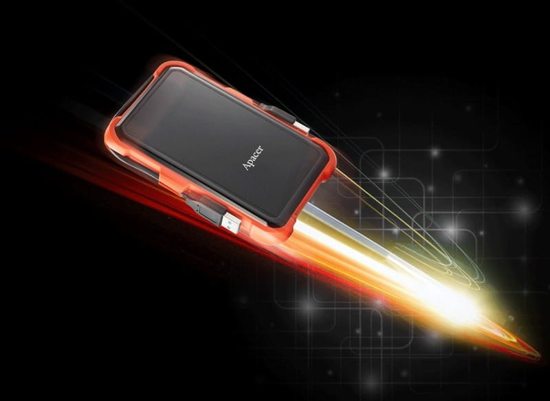 Внешний жесткий диск 2.5" USB 1.0TB Apacer AC630 Black/Orange (AP1TBAC630T-1)