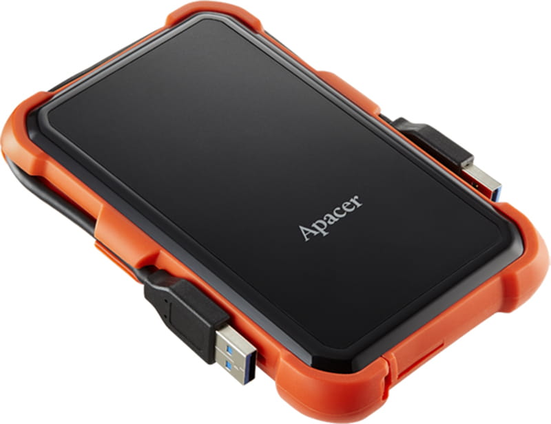 Внешний жесткий диск 2.5" USB 2.0TB Apacer AC630 Black/Orange (AP2TBAC630T-1)
